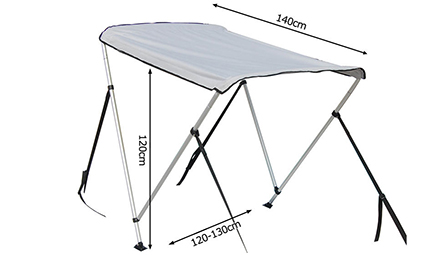 Bimini Top Cover 7.5 - 11 ft (2 bow)