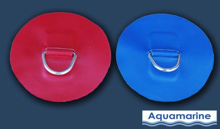 Accessories for Inflatable Thwart Boat Seat -D-RING PVC patch blue/red