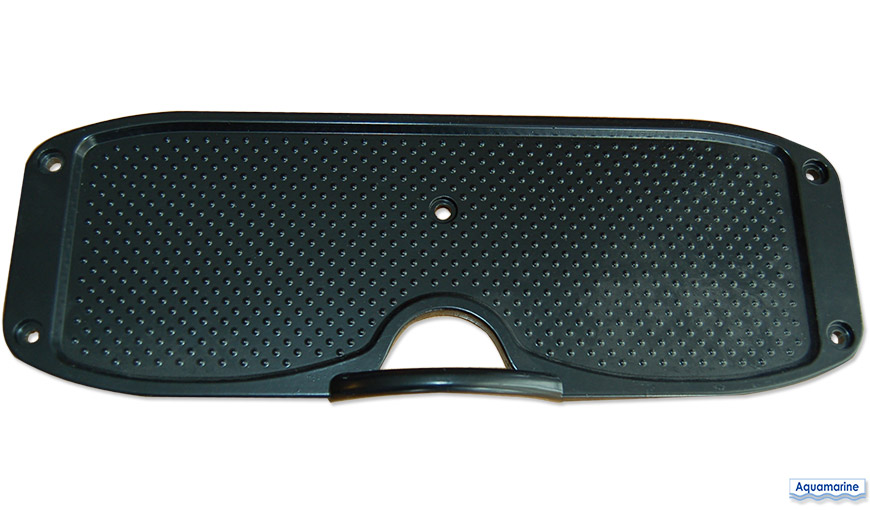 Transom Motor mount plate AL/blk